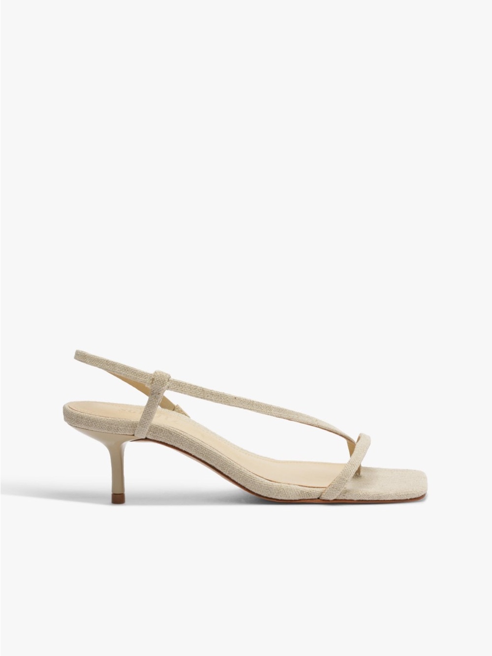 SCHUTZ HELOISE LINEN SANDAL
